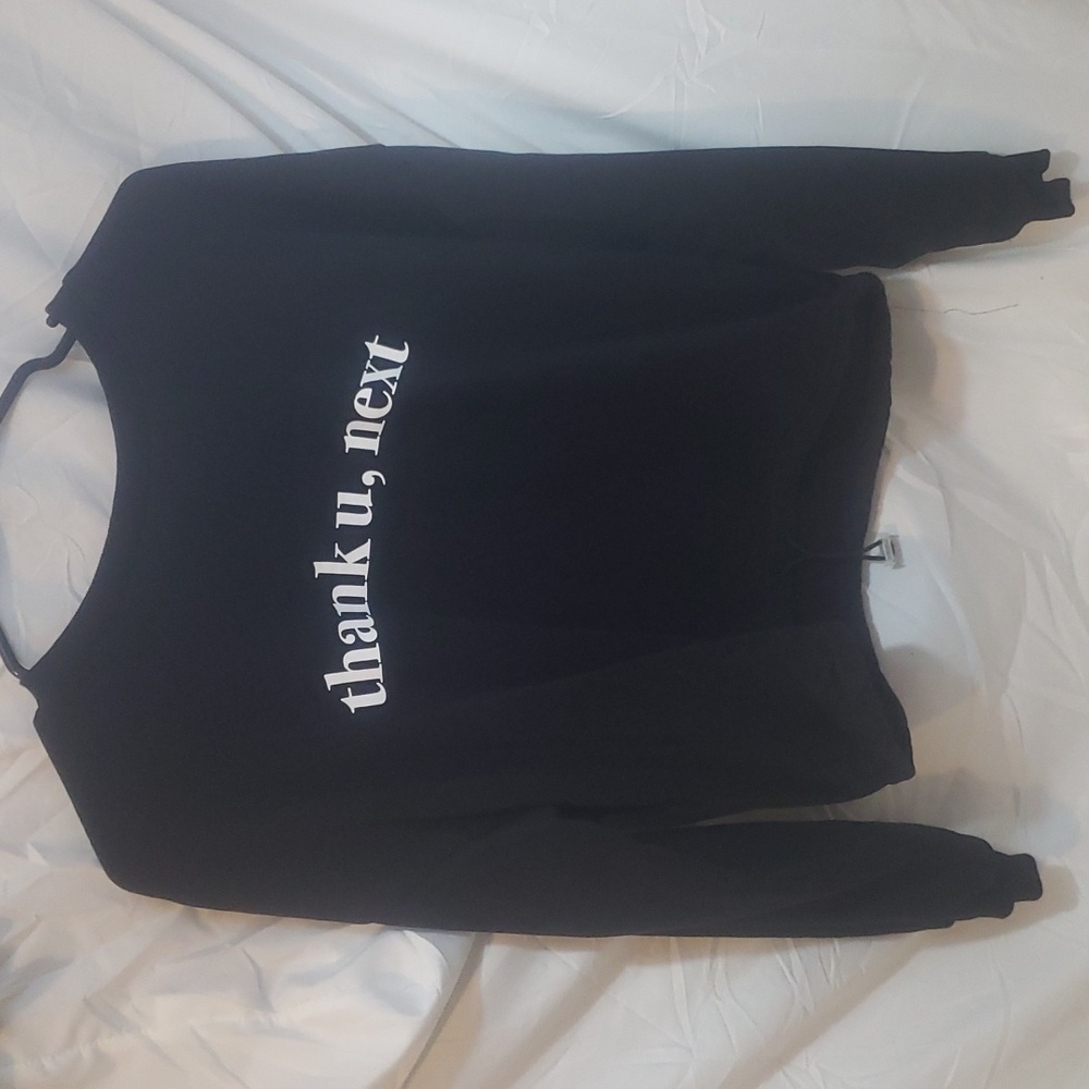 Arianna Grande thank u next cropped sweater